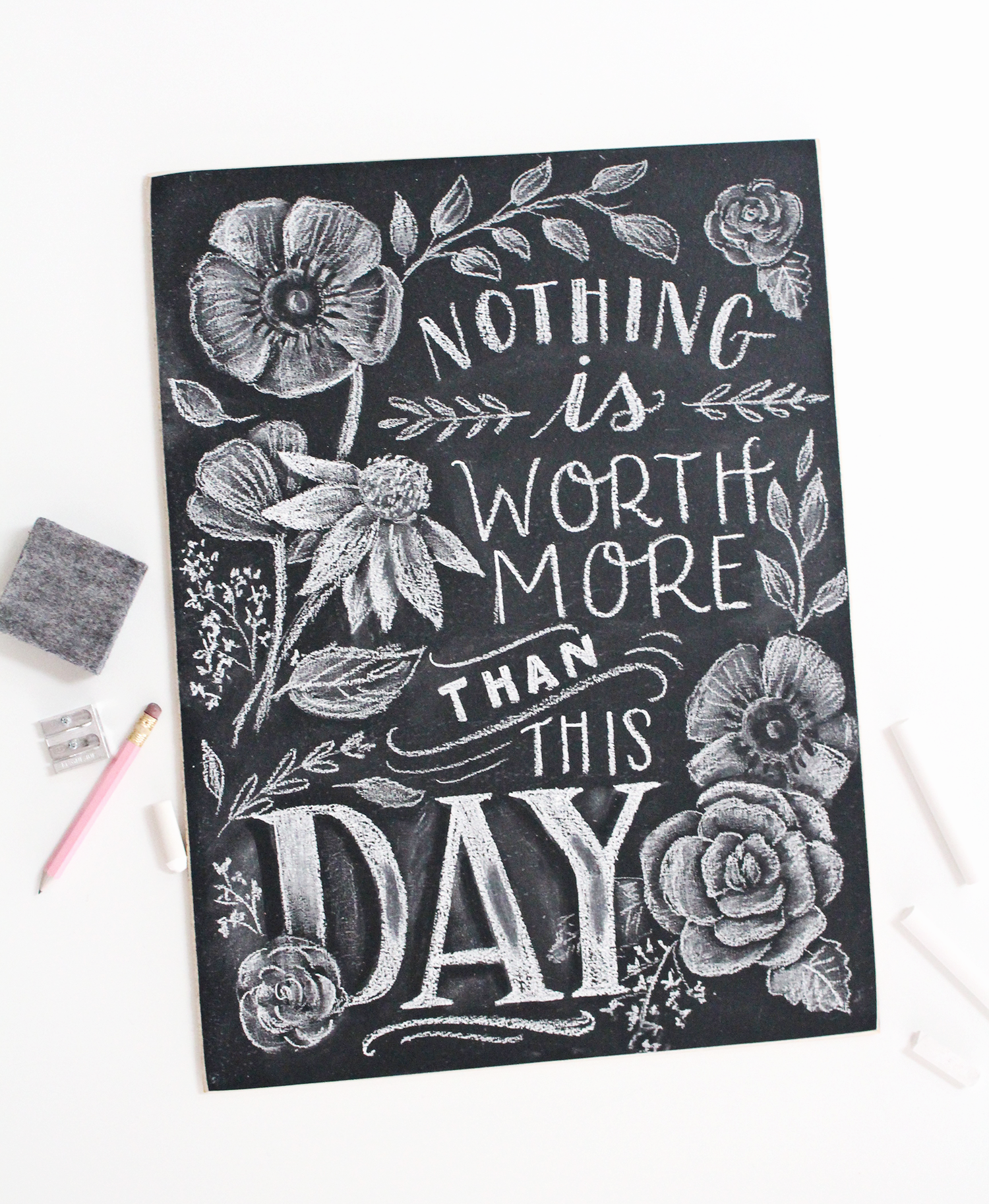 Introducing Chalk Project Nights at the Lily & Val Flagship Store in Pittsburgh. Valerie Mckeehan will teach you all the steps for creating this chalkboard sign!
