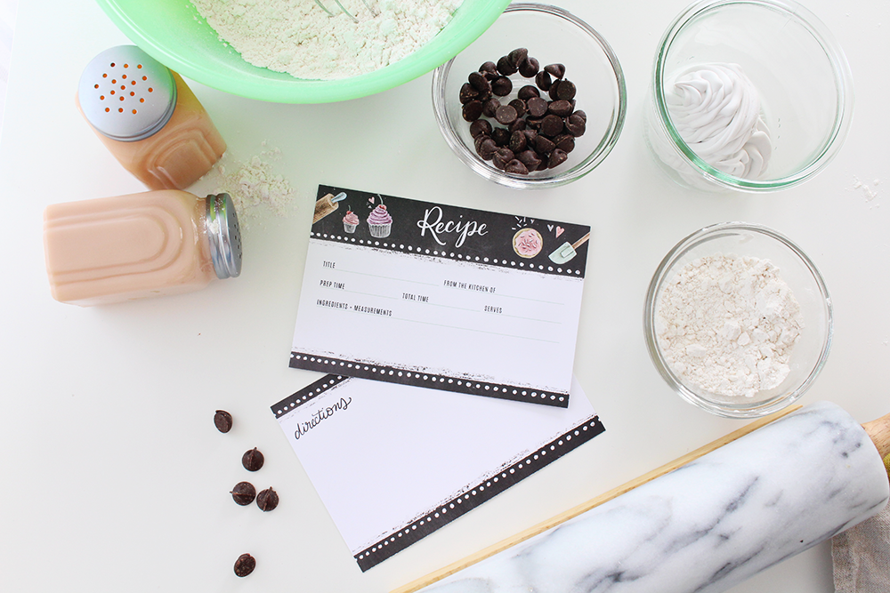 August Happy Mail Idea using Lily & Val Chalk Art Cards & Loose Recipe Cards - Cards & Cake