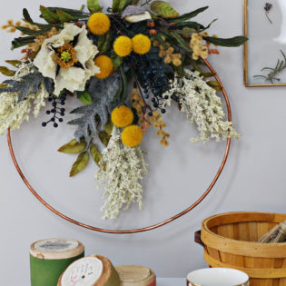 Fall Faux Floral Wreath Workshop at the Lily & Val Flagship Store Fall Faux Floral Wreath Workshop at the Lily & Val Flagship Store