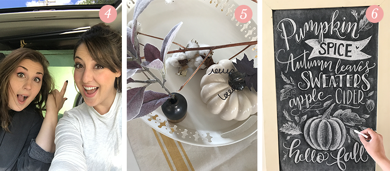 Lily & Val Presents: Pretty Ordinary Friday #68 with Sewickley Church Sale finds, new autumn decor for your home and Fall chalkboard art