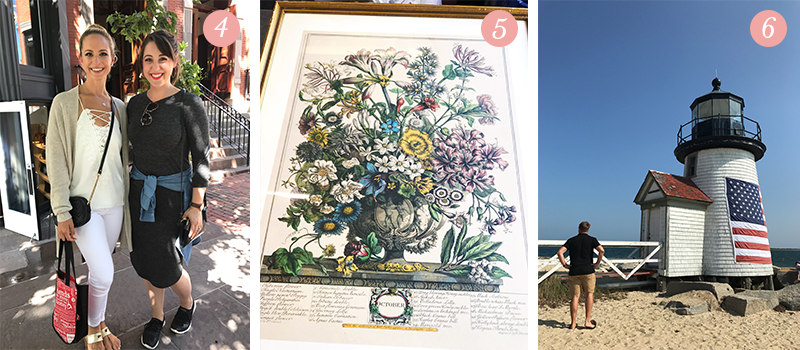 Lily & Val Presents: Pretty Ordinary Friday #67 with Holly Nichols, "October" floral art, and Nantucket lighthouses