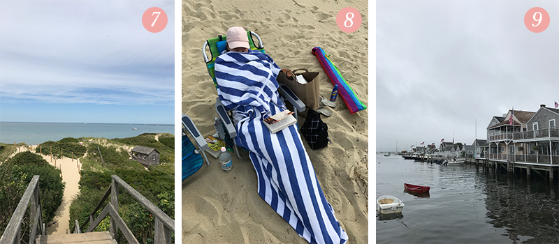 Lily & Val Presents: Pretty Ordinary Friday #67 with Steps Beach in Nantucket, chilly beach days and good books, and rainy days in the "Grey Lady."