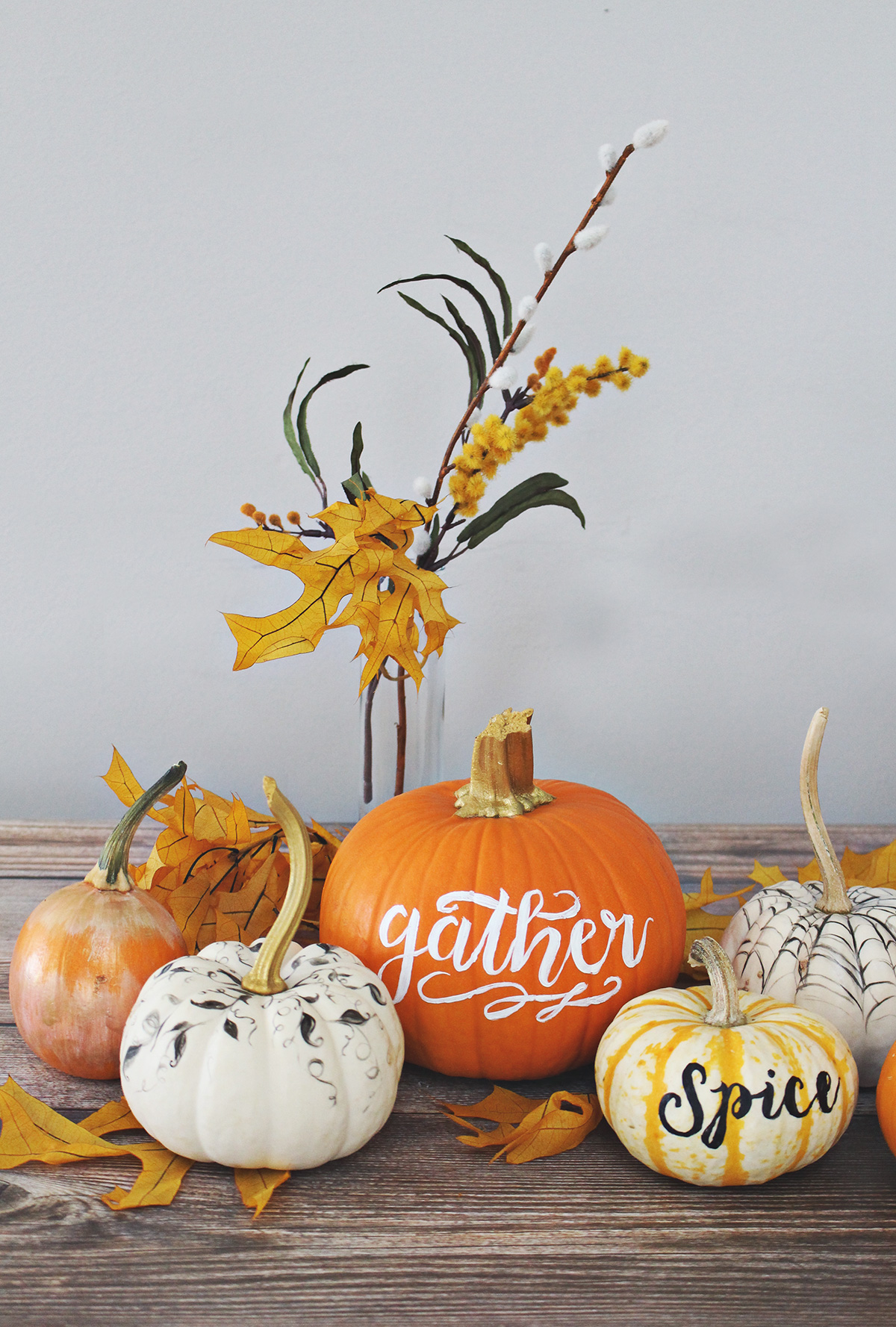 5 Creative Ideas for Painting Elegant Pumpkins | No carve pumpkin ideas | pumpkin decorating