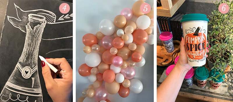 Lily & Val Presents: Pretty Ordinary Friday #71 with a sneak peek of the 2019 cocktails calendar, a gorgeous balloon wall photo backdrop and Pumpkin Spice Everything travel mugs at Anthropologie