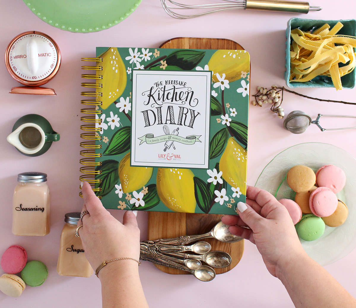 The Keepsake Kitchen Diary by Lily & Val is a one-of-a-kind family cookbook because we've made room for what makes the recipes special: The memories and stories that go with them! 