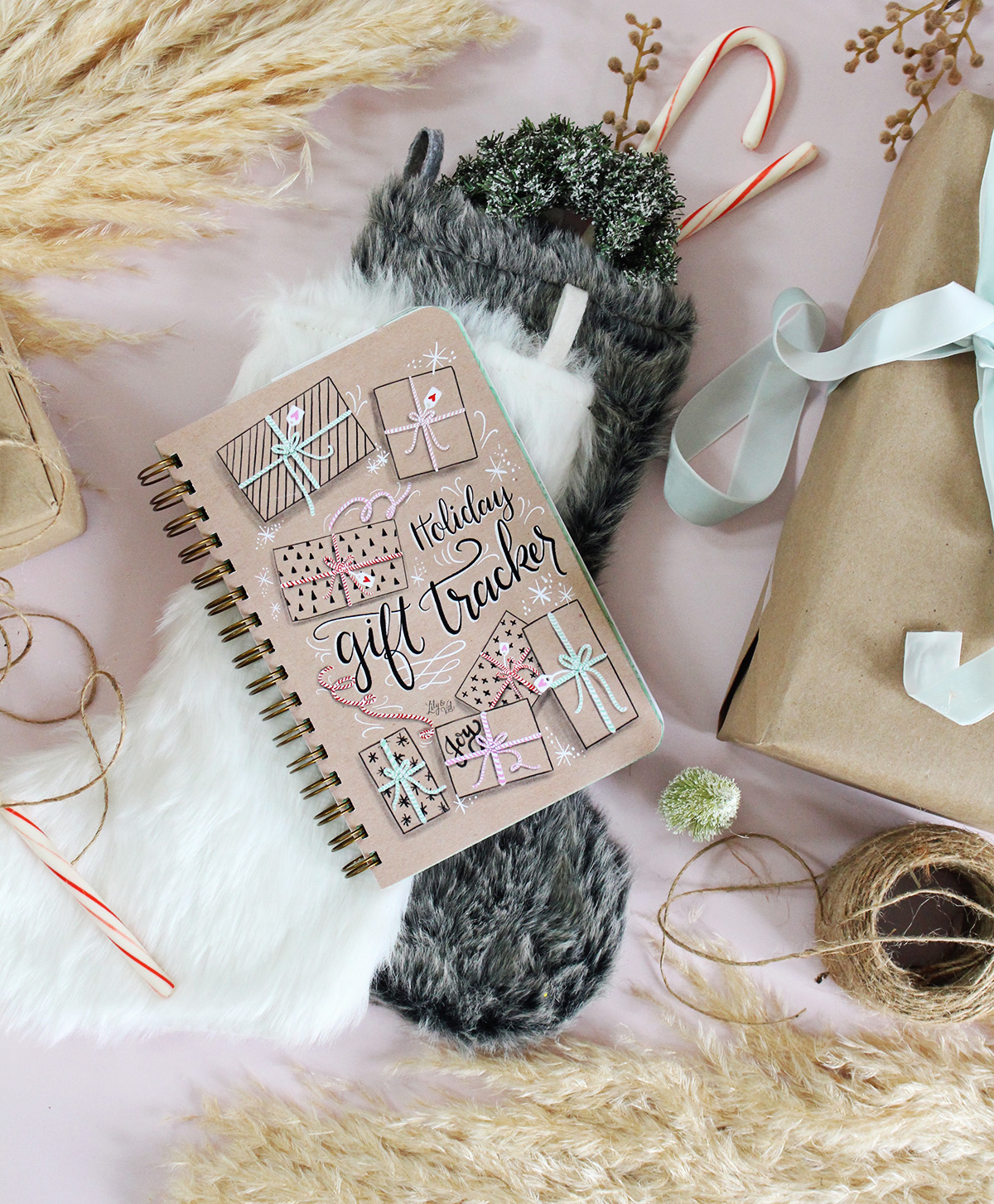 The Holiday Gift Organizer you could use this Christmas | Holiday Gift Tracker Notebook by Lily & Val