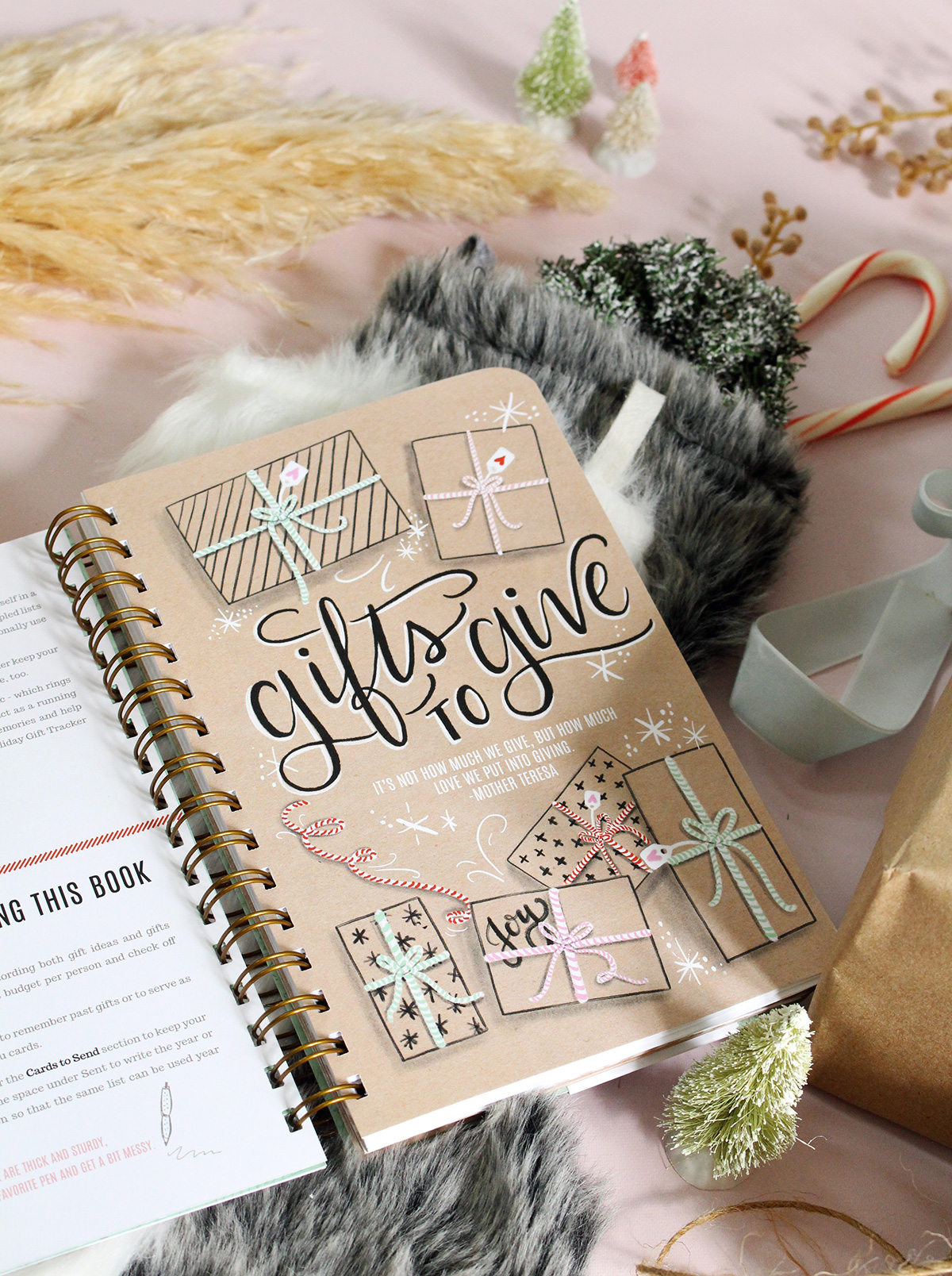 The Holiday Gift Organizer you could use this Christmas | Holiday Gift Tracker Notebook by Lily & Val