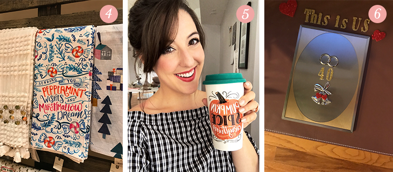 Lily & Val Presents: Pretty Ordinary Friday #77 with Peppermint Wishes hand towels at Anthropologie, Pumpkin Spice coffee mugs and anniversary gifts
