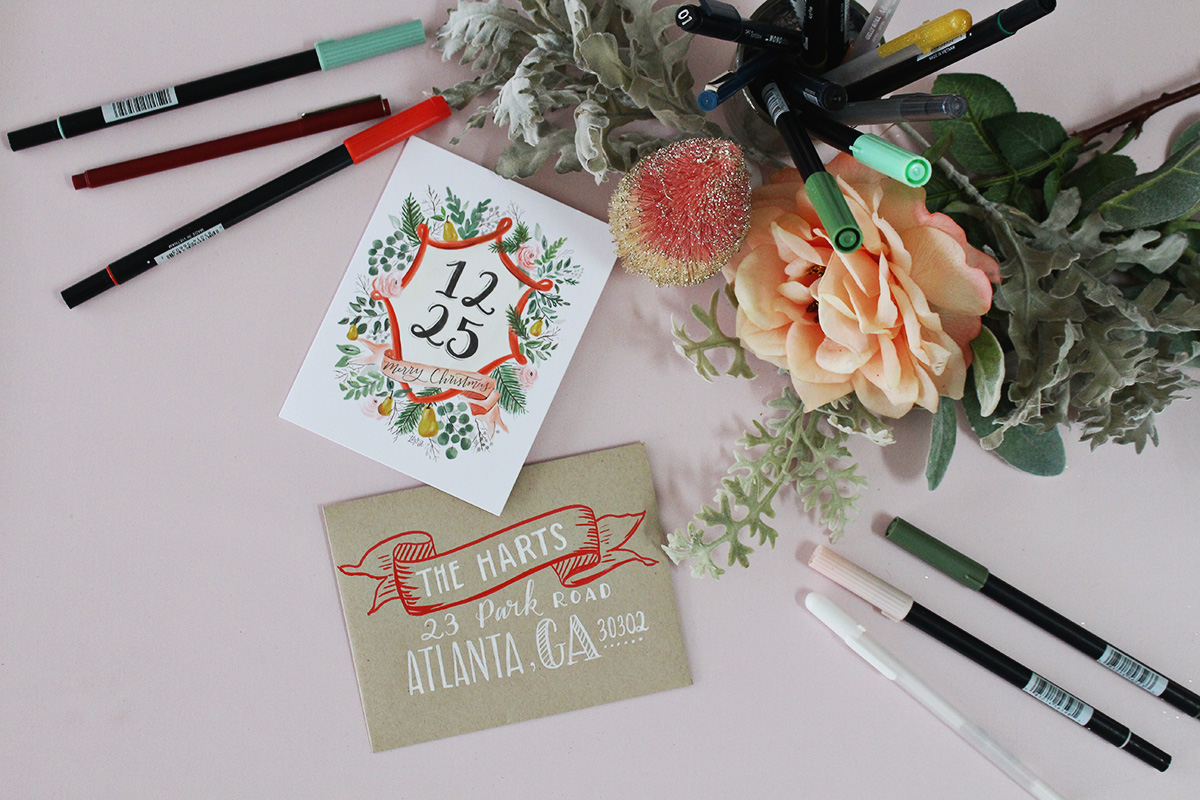 5 Holiday Card Envelope Decorating Ideas