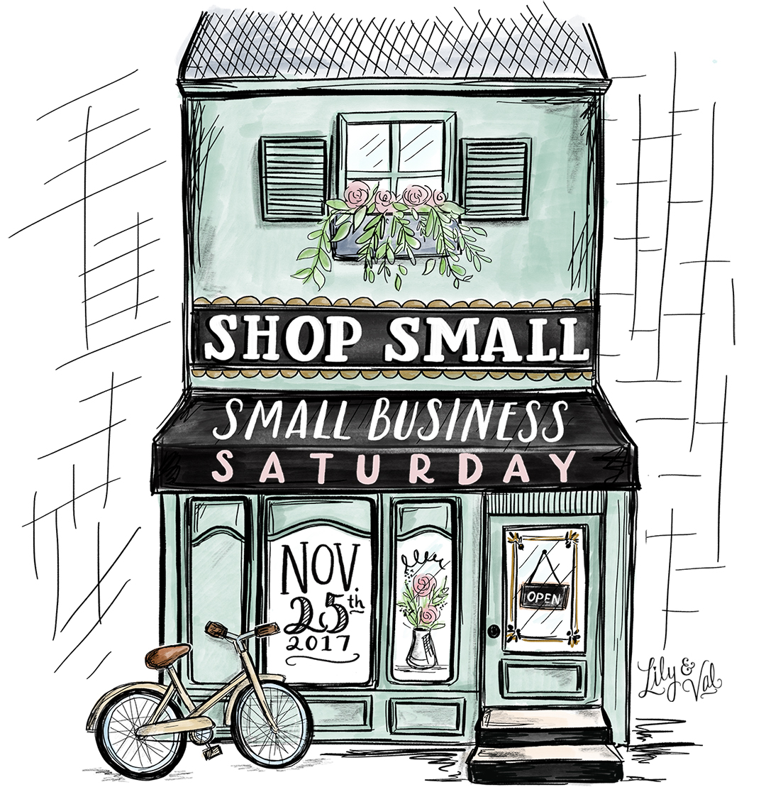 Free graphic for sharing the Small Business Saturday love this year! 