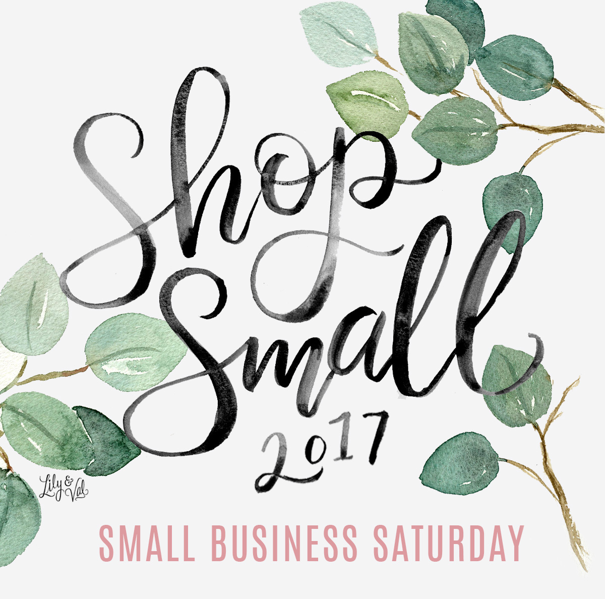 Free graphic for sharing the Small Business Saturday love this year! 