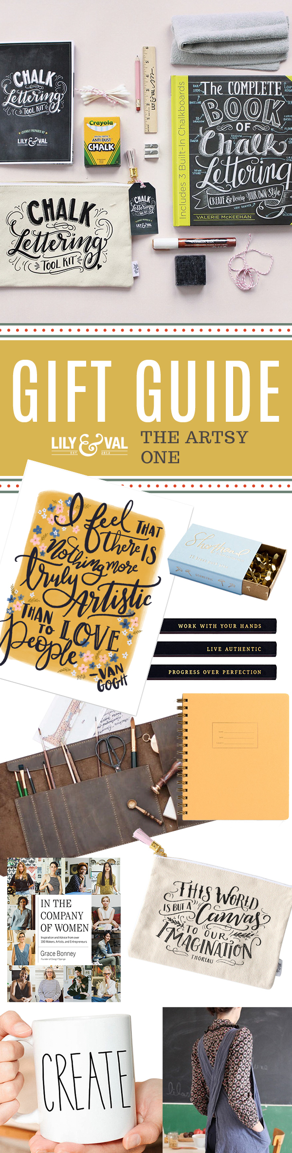 Lily & Val Gift Guide: The Artsy One