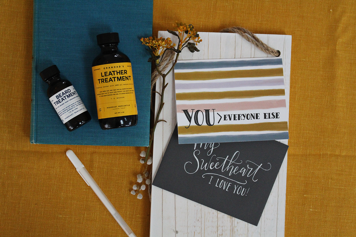 Happy Mail Idea - A Valentine For Him featuring Manready Mercantile Goods