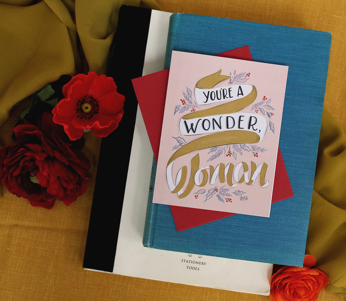 You are a Wonder, Woman. Card for Galentine's Day!