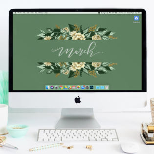 March’s Green Floral FREE Desktop Wallpaper Download March’s Green Floral FREE Desktop Wallpaper Download