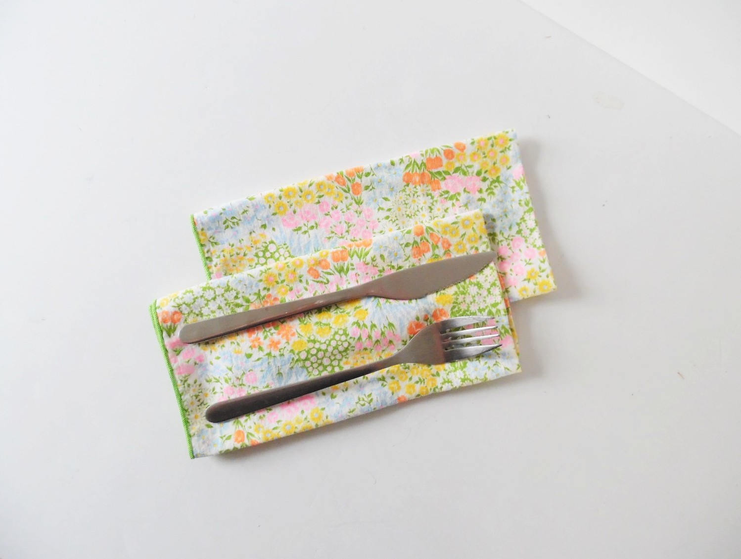 Vintage linen napkins for Spring