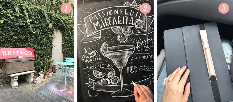 Lily & Val Presents: Pretty Ordinary Friday #90 with Brit + Co online classes, Passionfruit Margarita chalk art recipe and iPad Pro pencil case