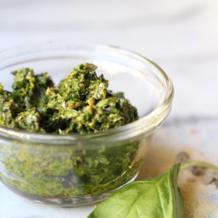 In The Kitchen: A Spin On Classic Basil Pesto In The Kitchen: A Spin On Classic Basil Pesto
