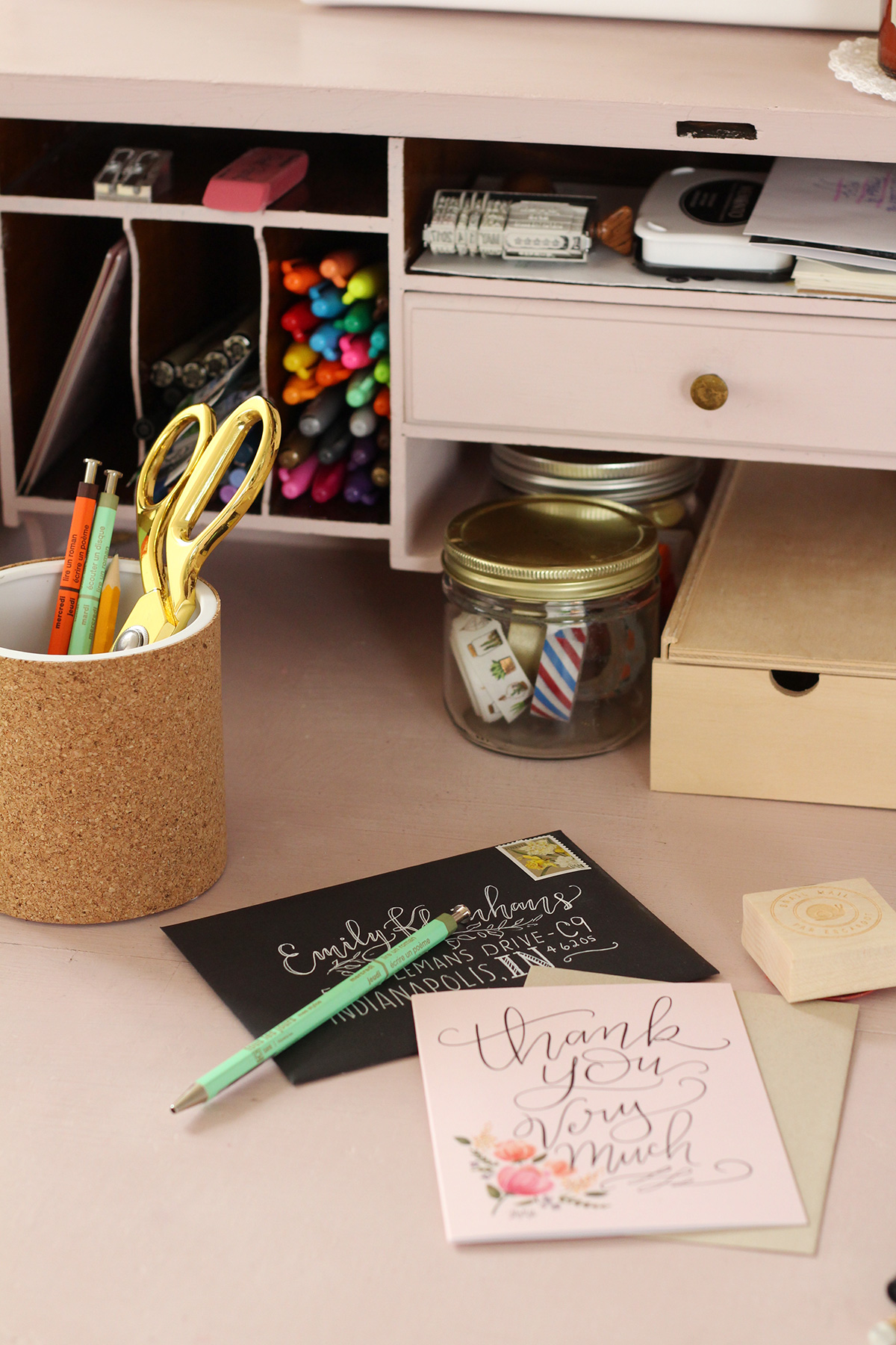 My Antique Letter Writing Desk & Tips For Setting Up Your Own Letter Writing Station