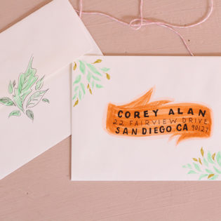 Envelope Addressing and Decorating Inspiration Using Tombow Dual Brush Pens Part 2 Envelope Addressing and Decorating Inspiration Using Tombow Dual Brush Pens Part 2