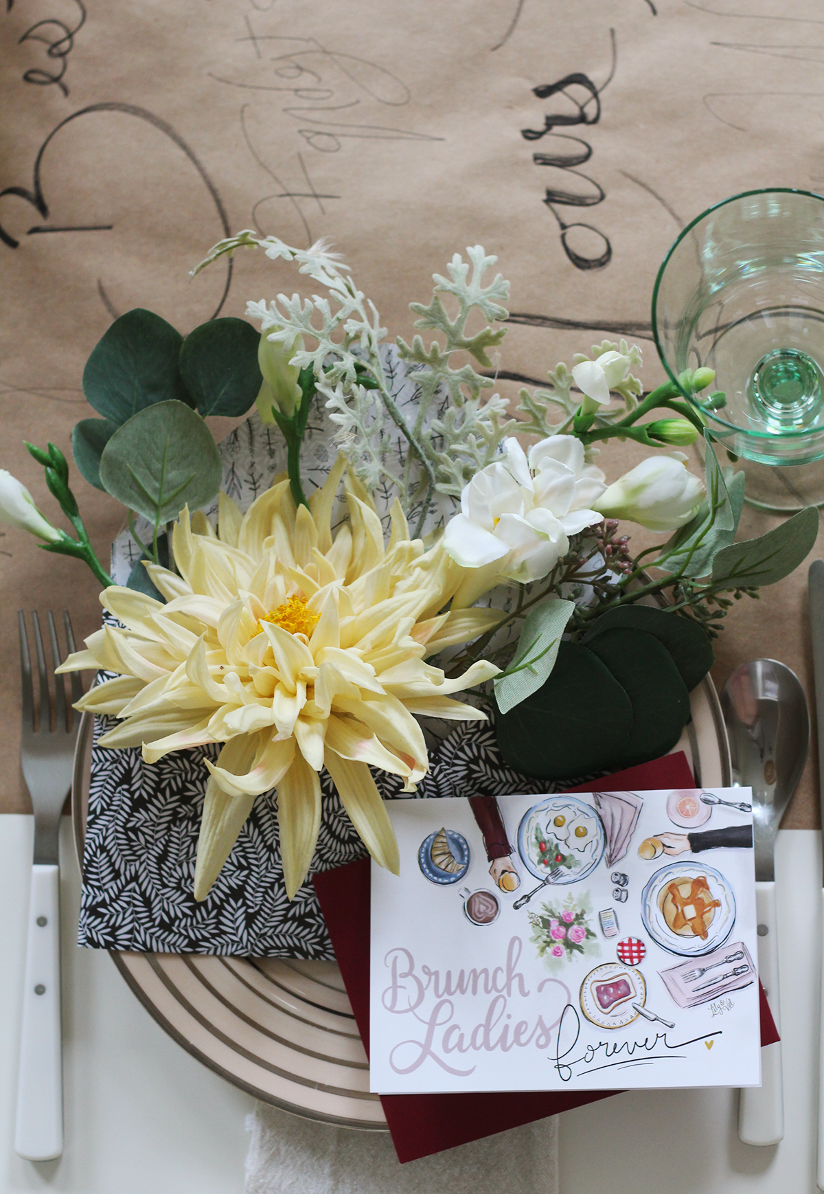 Floral Envelope DIY for a letter writing party!