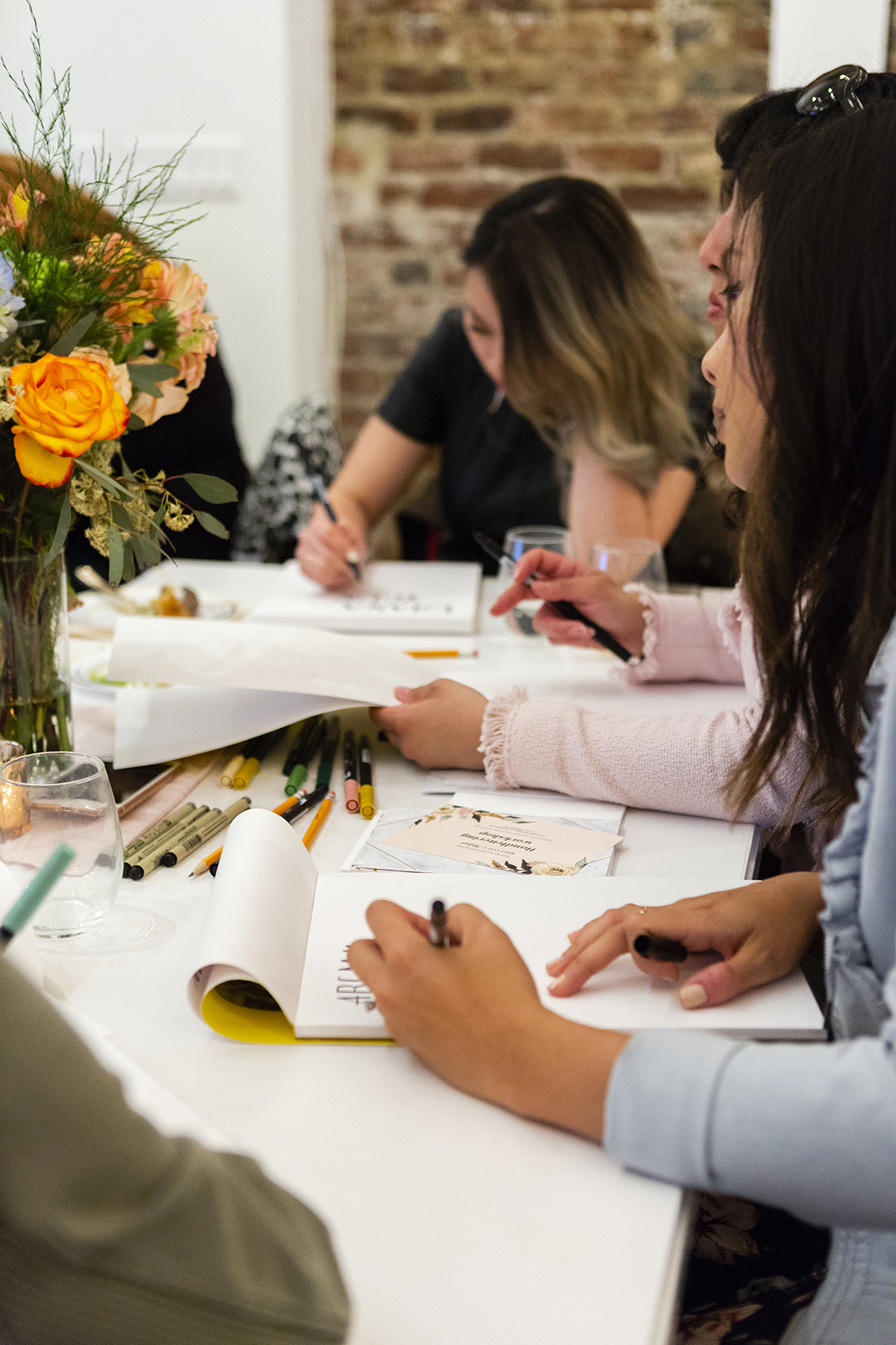 A Re-Cap of Valerie McKeehan's Brush Lettering Class With Brit + Co and Mixbook