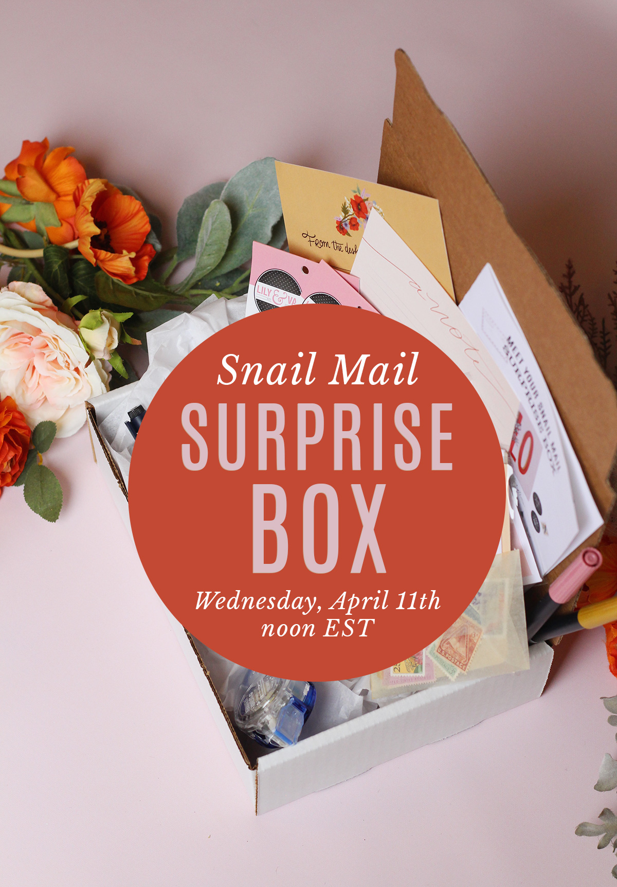 Lily & Val Snail Mail Surprise Box Launching on Wednesday, April 11th