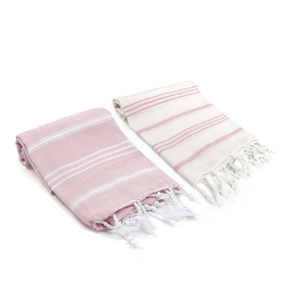 Blush Turkish Towel set for the beach with besties