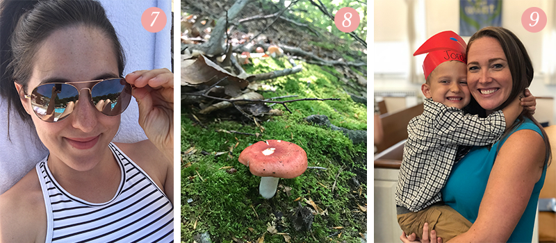 Lily & Val Presents: Pretty Ordinary Friday #94 with freckle season, mushrooms in nature and preschool graduations