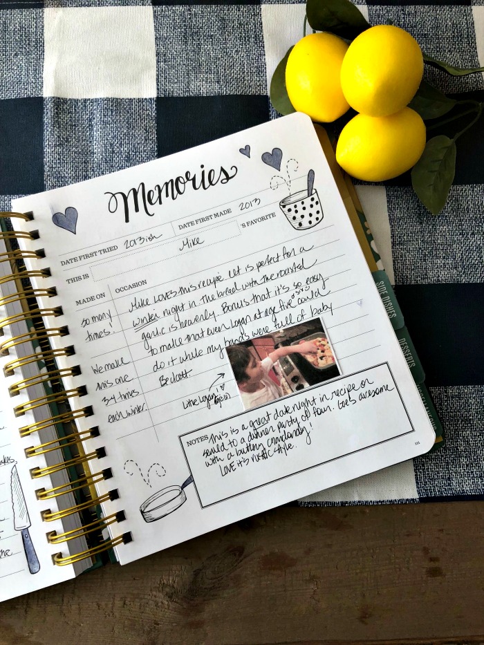 Kitchen Diary Stories - Courtney's Chicken Facile in the Keepsake Kitchen Diary