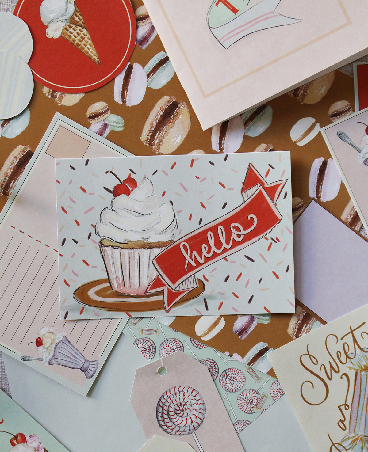 Life of The Party Paper Crafting by Lily & Val is filled with ready-to-use cards, tags, coasters, menus and more for throwing lovely parties