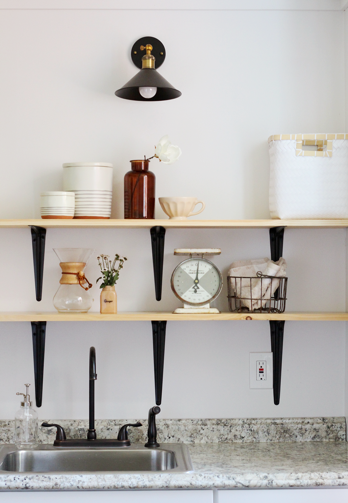 How to Decorate Open Shelving- Kitchen edition!