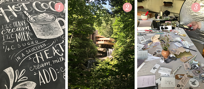 Lily & Val Presents: Pretty Ordinary Friday #96 with Holiday designs in summer, Fallingwater and photoshoot mess