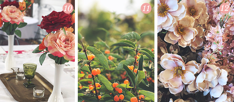 Lily & Val Presents: Pretty Ordinary Friday #96 with 80th birthday party decor, fresh berries and faux fall florals