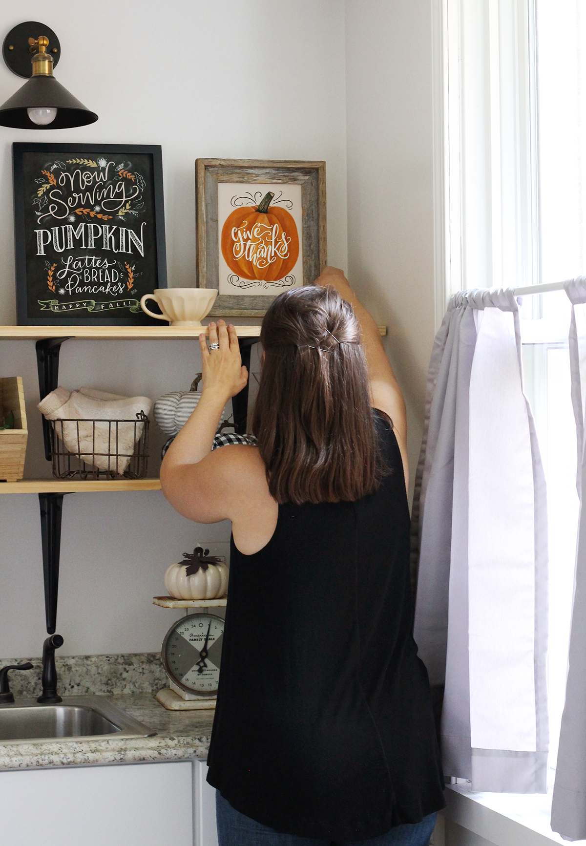Fall Kitchen Decorating with Lily & Val Prints
