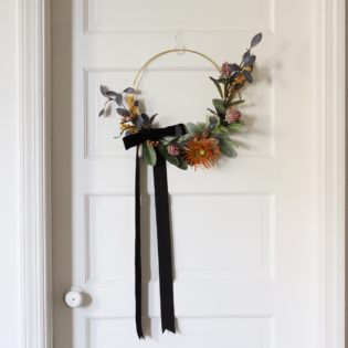 How to Make a Modern Fall Wreath How to Make a Modern Fall Wreath