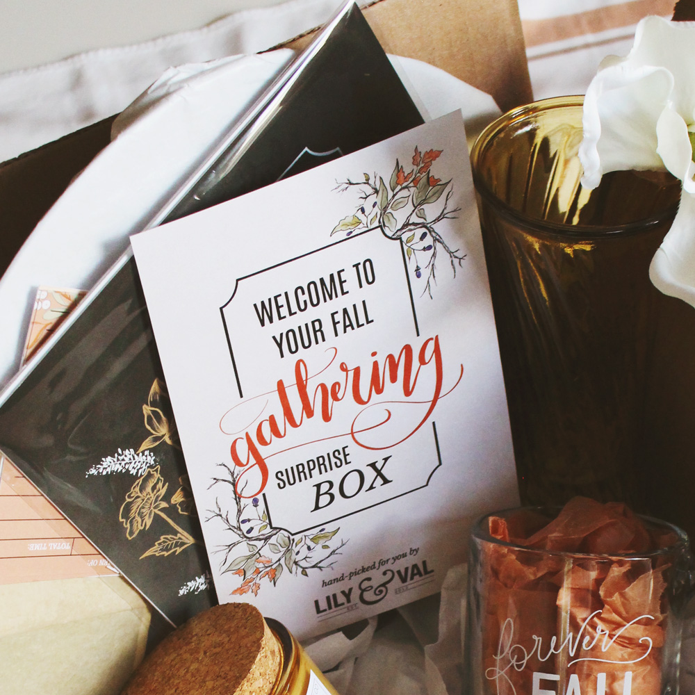 Fall Gathering Surprise Box Launching on Thursday, September 13th