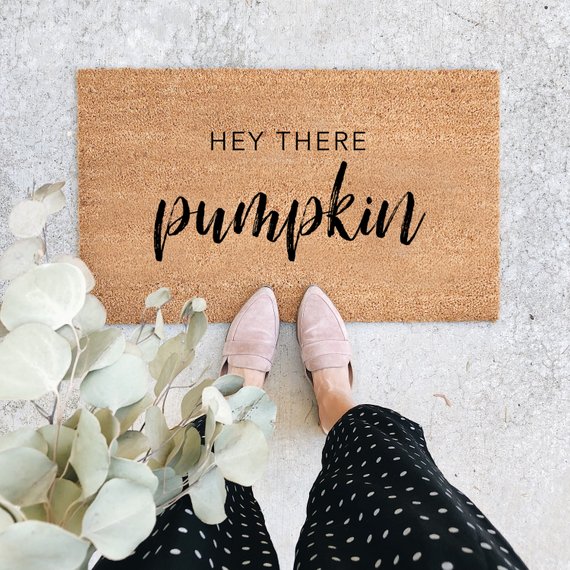 Lovely Welcome Mat for Fall