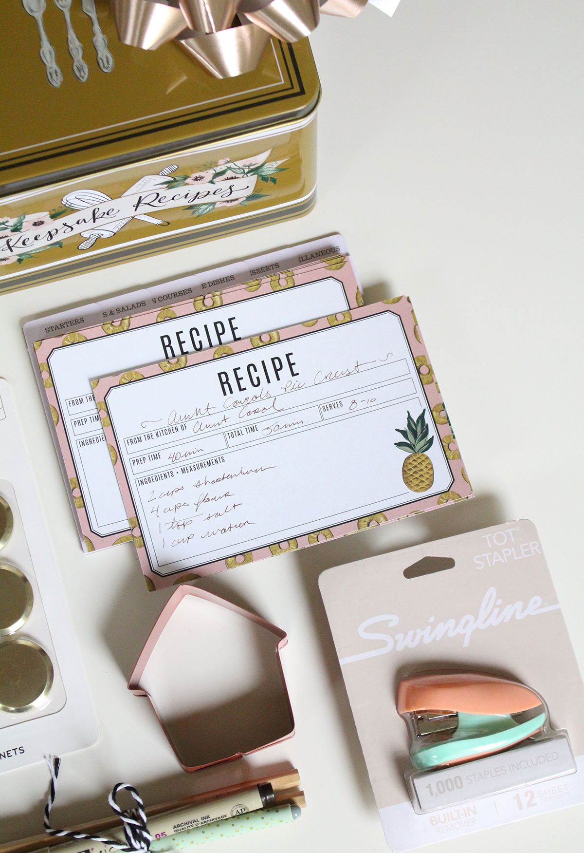 Recipe Tin Set Idea for the Holidays