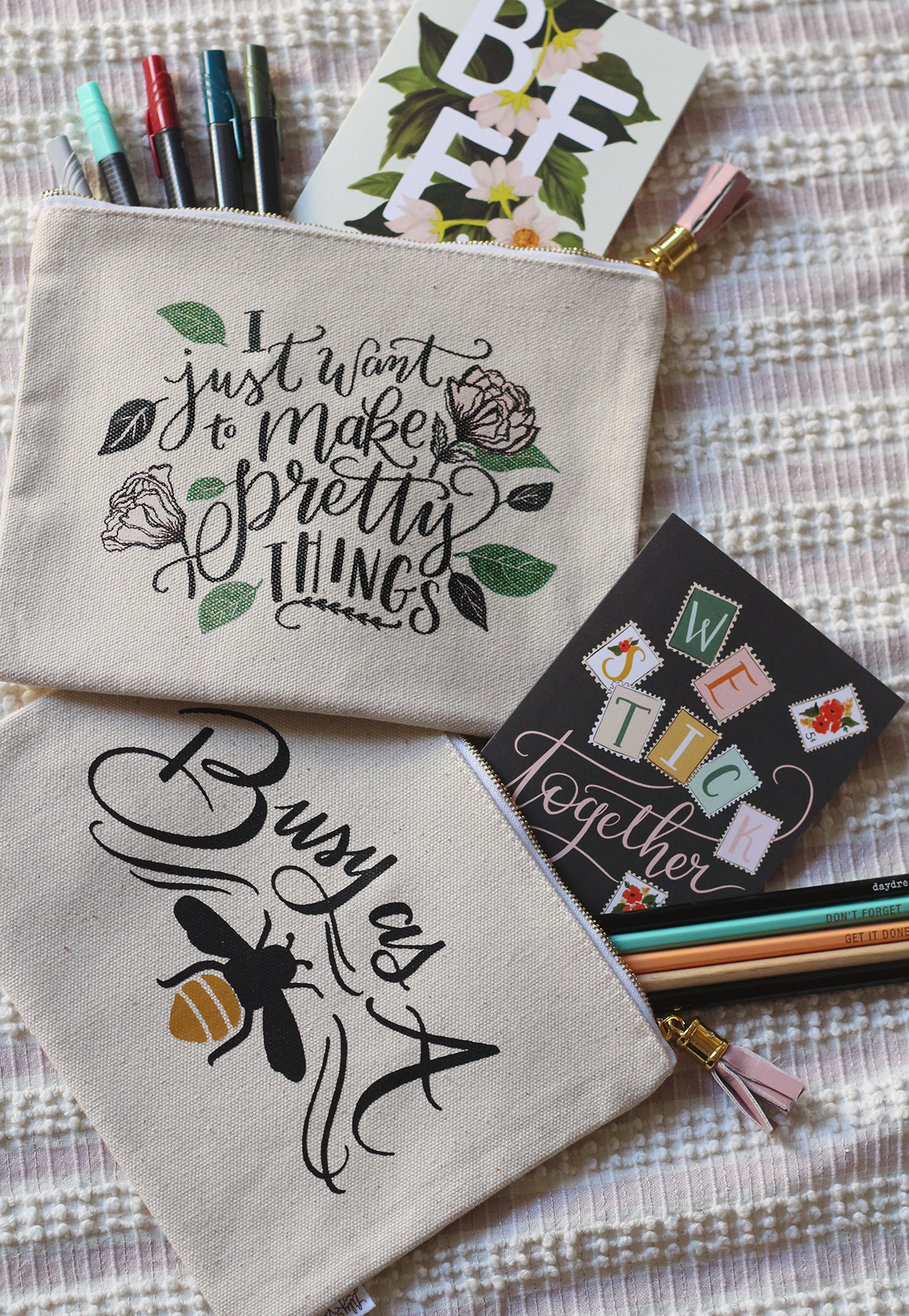 Beautiful new Canvas Pouches for everyone!