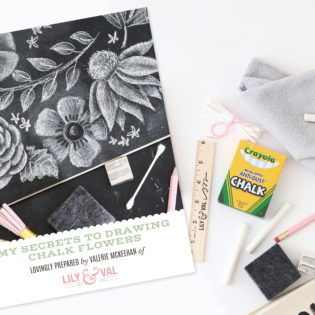 My Secrets To Drawing Chalk Flowers – A FREE E-Book My Secrets To Drawing Chalk Flowers – A FREE E-Book