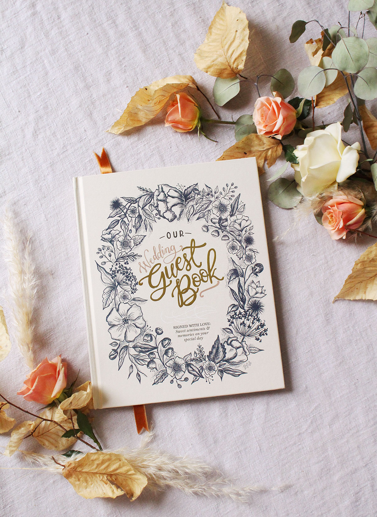 The Lily & Val Wedding Collection - hand-drawn wedding art, printables, guestbook, and cards