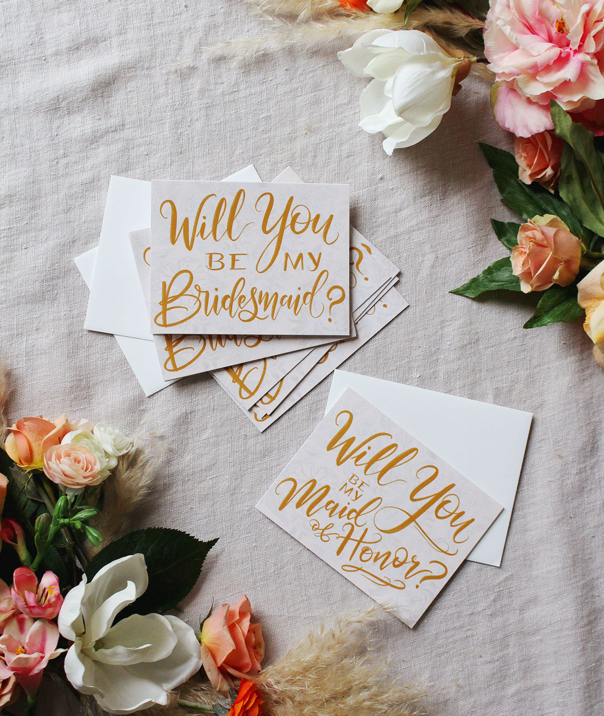 The Lily & Val Wedding Collection - hand-drawn wedding art, printables, guestbook, cards, and more