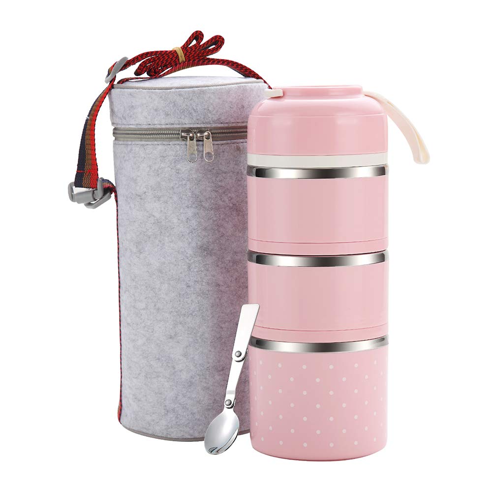 Leakproof and adorable insulated container and pouch