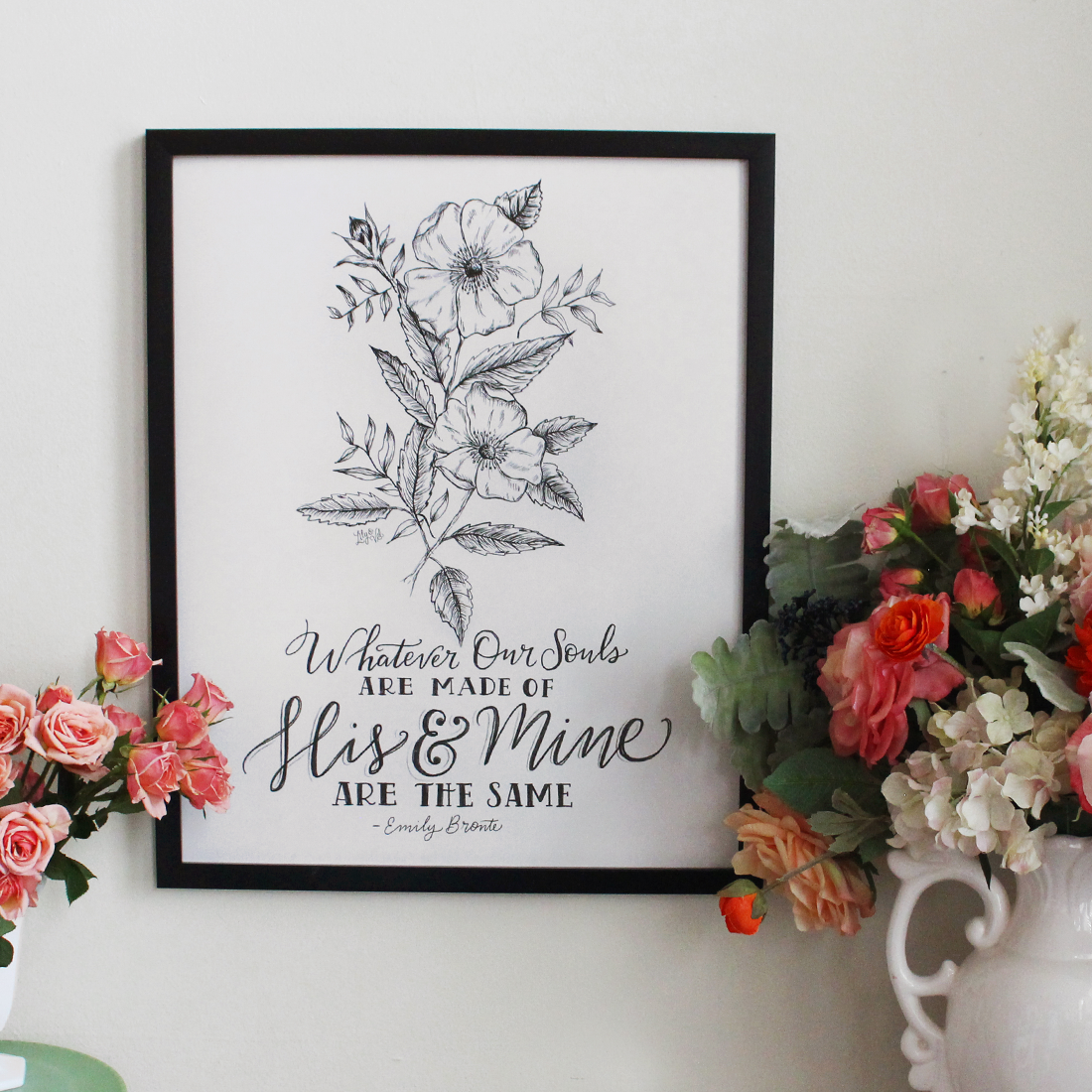 The Lily & Val Wedding Collection - hand-drawn wedding art, printables, guestbook, cards, and more