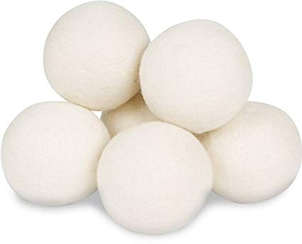 Wool balls are a great natural alternative to dryer sheets. Add a few drops of essential oil to add a fresh scent to your clothes 