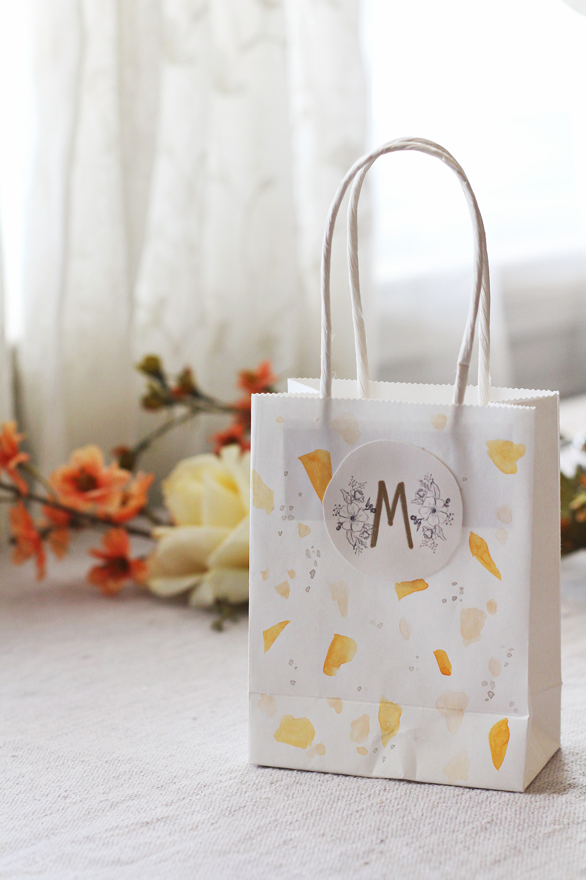 Terrazzo DIY Favor Bag or Gift Bag