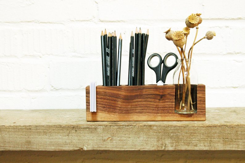 Wooden Desk Organizer is perfect for any grad, male or female, for when they get their first official job.