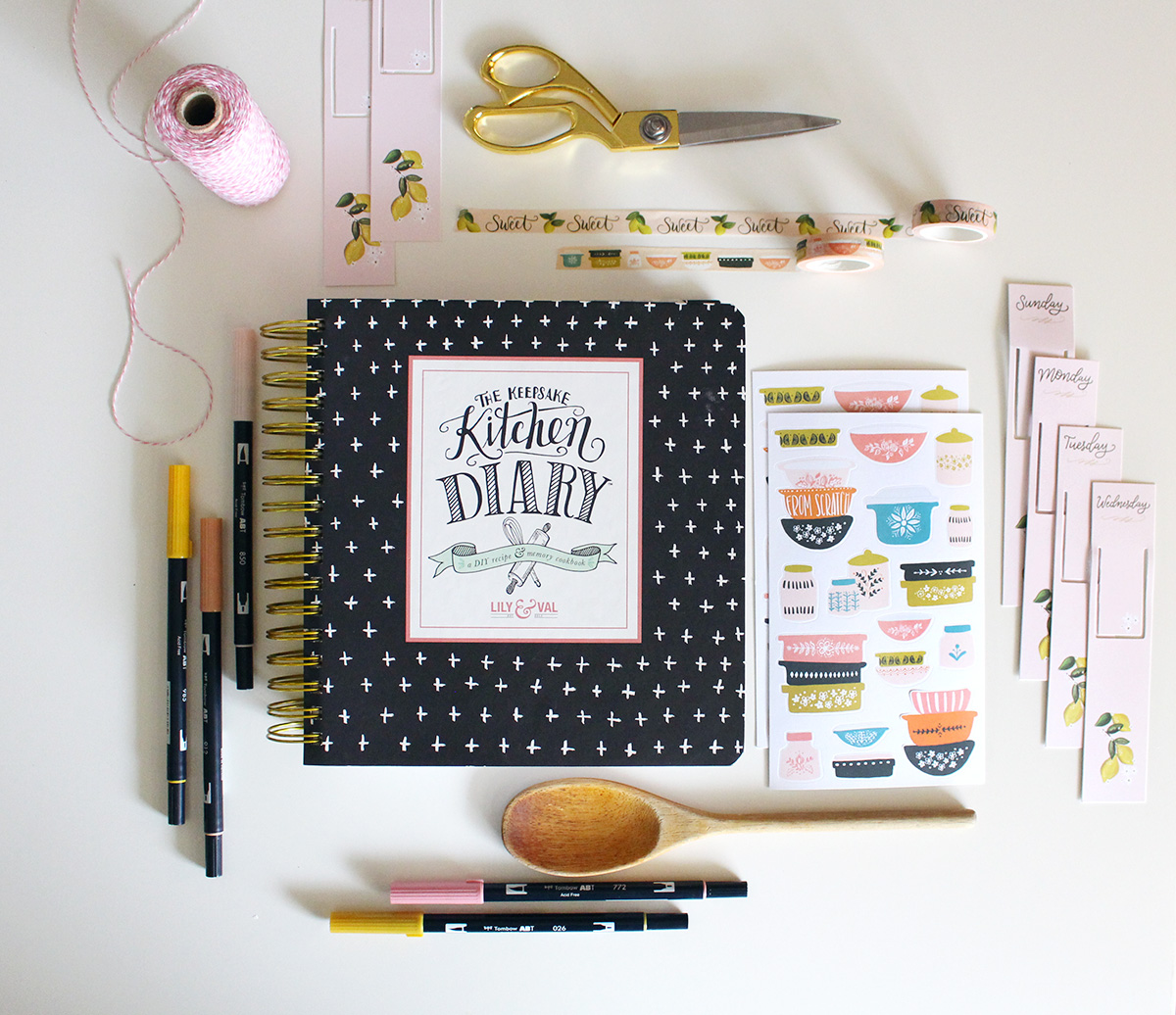 Keepsake Kitchen Diary Crafting Supplies