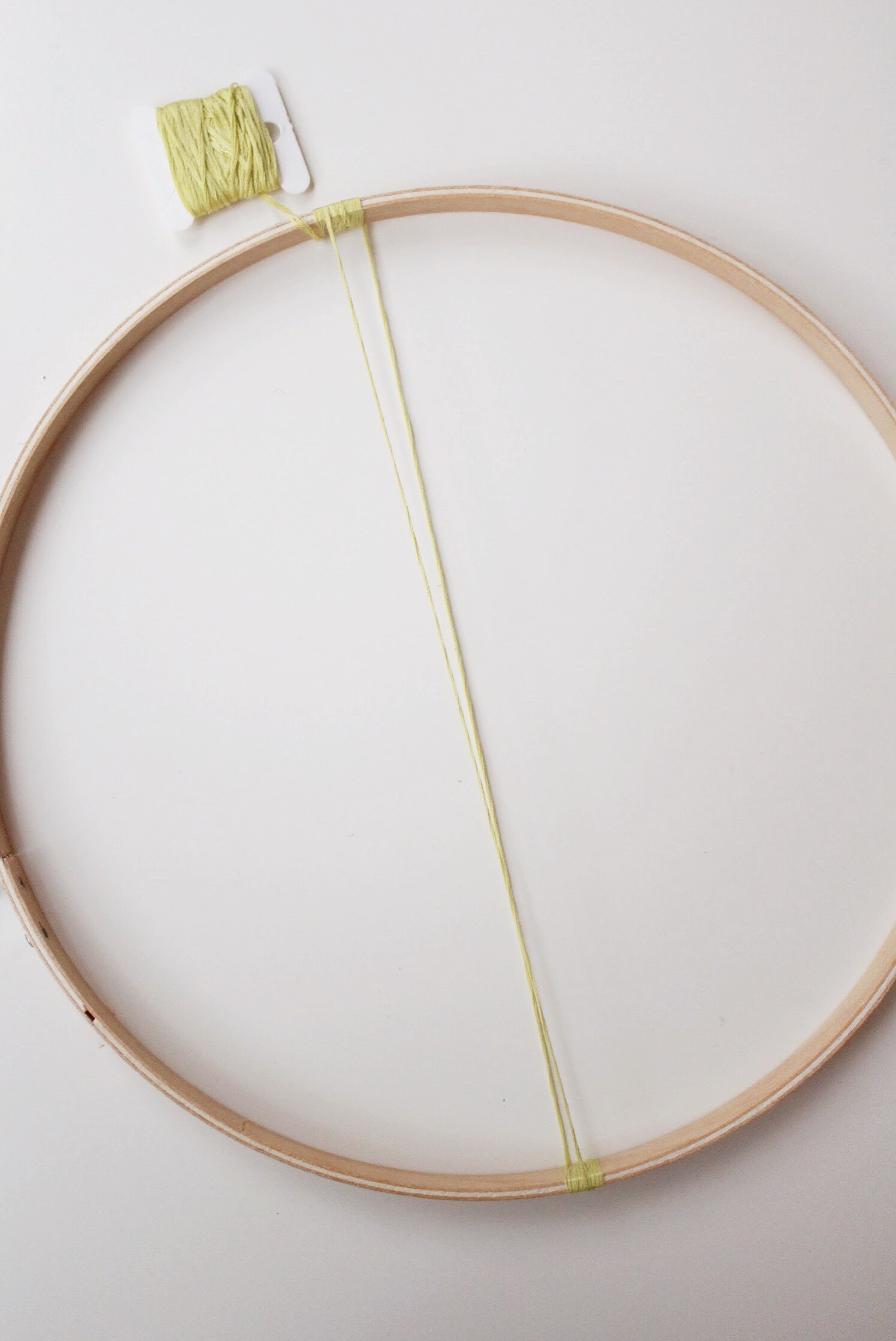 DIY Embroidery hoop Baby Mobile